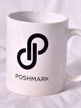 Poshmark Coffee Mug Cup Official PoshFest 2020  Official Poshmark black logo